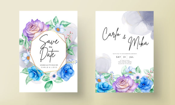 Adding a Personal Touch with Hand Drawn Floral Invitations