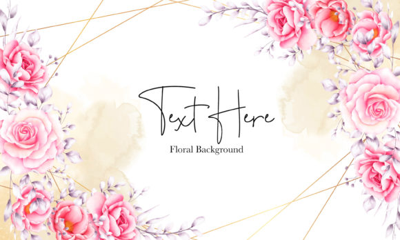 Crafting Magic with a Beautiful Roses Floral Background