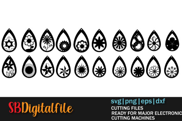 Floral Earrings SVG: A Complete Bundle for Your Crafting Projects