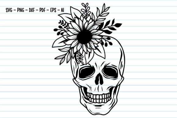 Floral Skull SVG Designs: A Creative Fusion of Edge and Elegance for Modern Makers