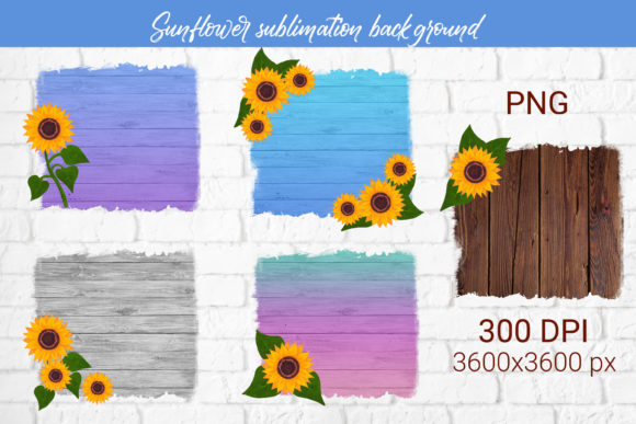 Floral Wood Sublimation Background: A Creative Foundation for Your Projects