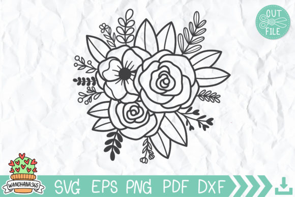 Flower SVG and Floral SVG Bundles for Versatile Crafting
