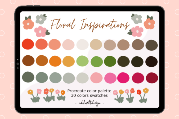 Mastering Visual Intent with Floral Inspirations Palette Procreate