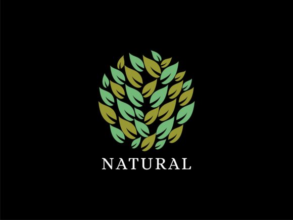 Natural Leaves Green Ecology and the Power of Vector Logo Design