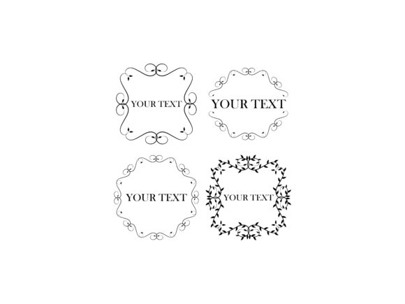 Set of Floral Frame Leaves Ornament: How a Simple Vector Set Transforms Everyday Projects