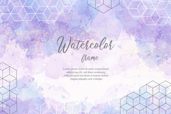 Simple Watercolor Floral Backgrounds for Modern Design