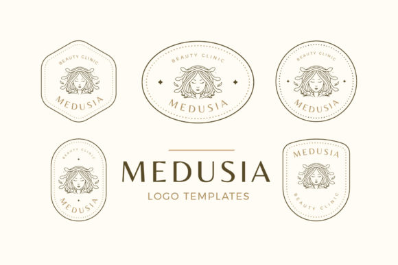 The Medusa Woman Head Floral Logo as a Foundational Brand Asset