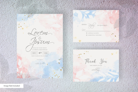 The Simple Watercolor Floral Wedding Card: A Foundation for Elegant Wedding Communication