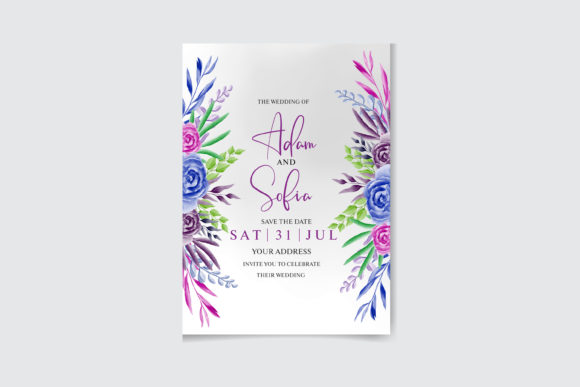 Watercolor Wedding Invitation Cards for Every Occasion